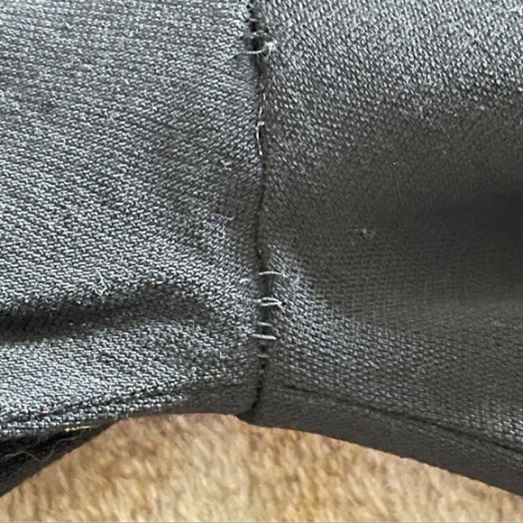 IRO Anicie Black Wool Blend Long Sleeve Mini Dress Size 34 - Picture 10 of 11